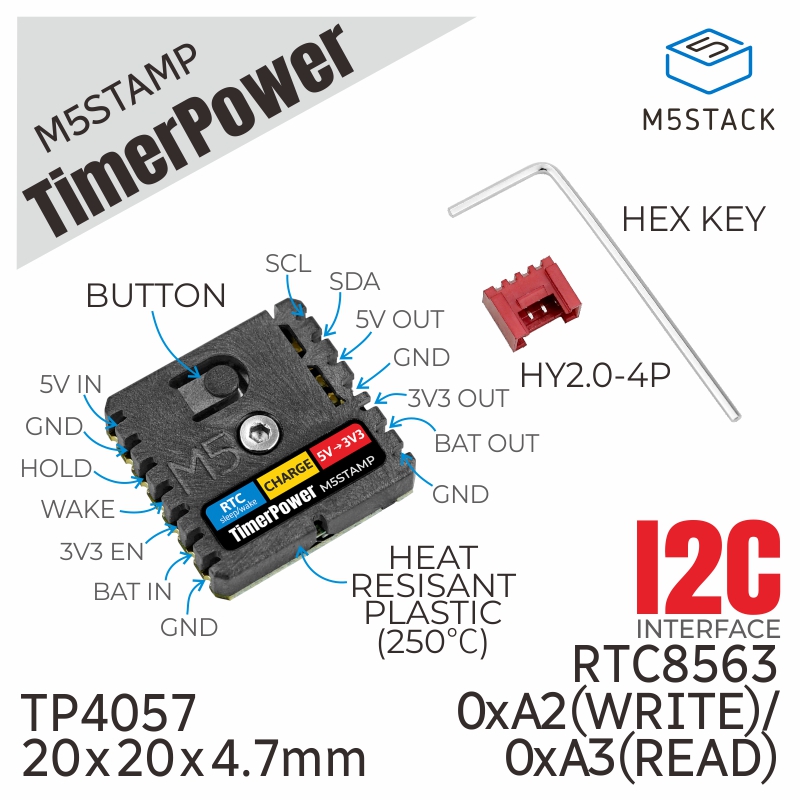 M5Stack - M5Stack Potenza timer timbro M5 ufficiale