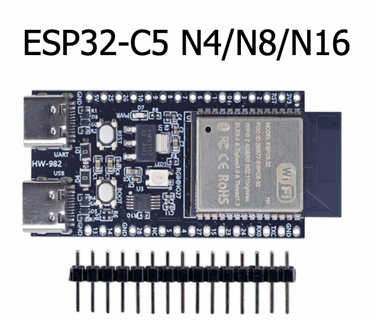 Devkitc - Scheda di sviluppo Esp32-c5-devkitc-1 N4/N8/N6 Core