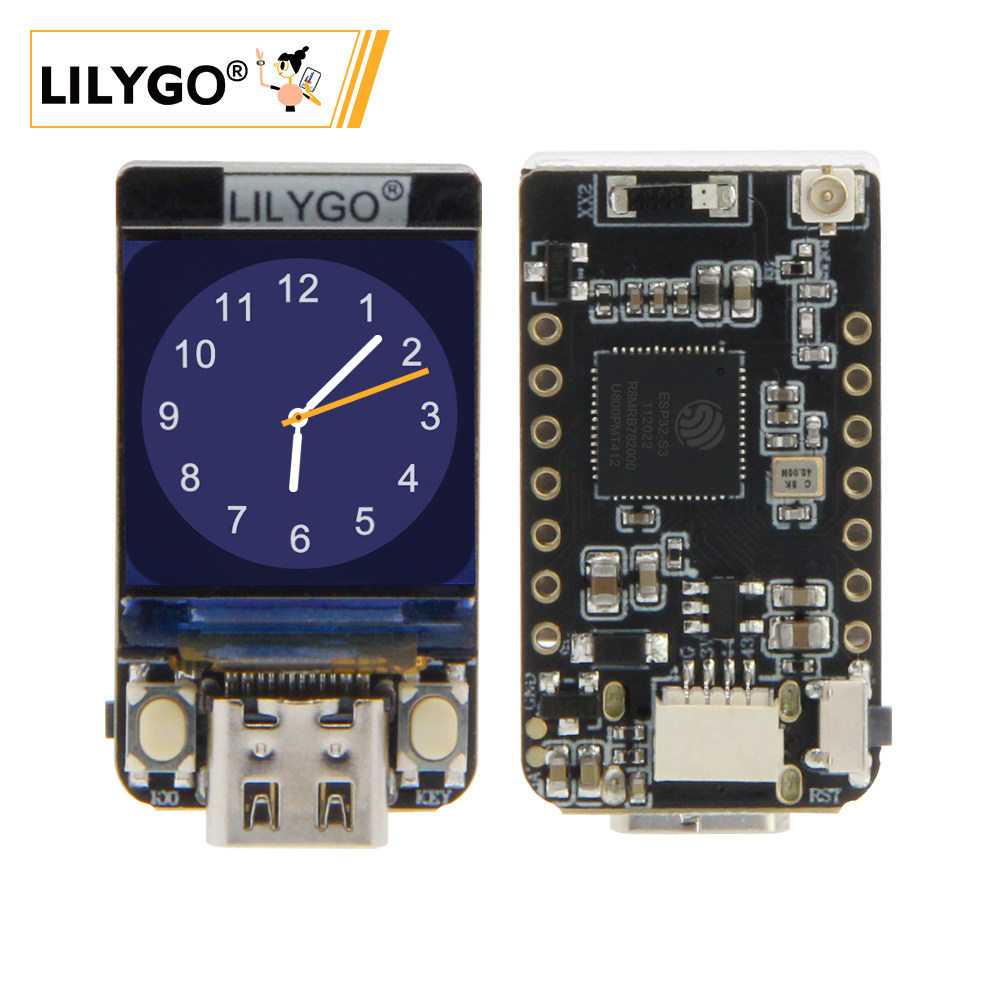 Lolin S3 - LILYGO T-QT Pro ESP32-S3 GC9A01 Modulo