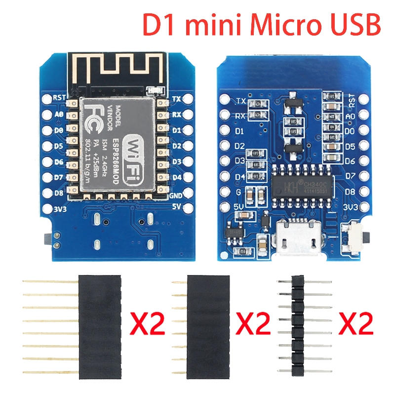 Micro USB/Tipo-C USB WeMos D1  - D1 Mini Pro recensione e prezzo
