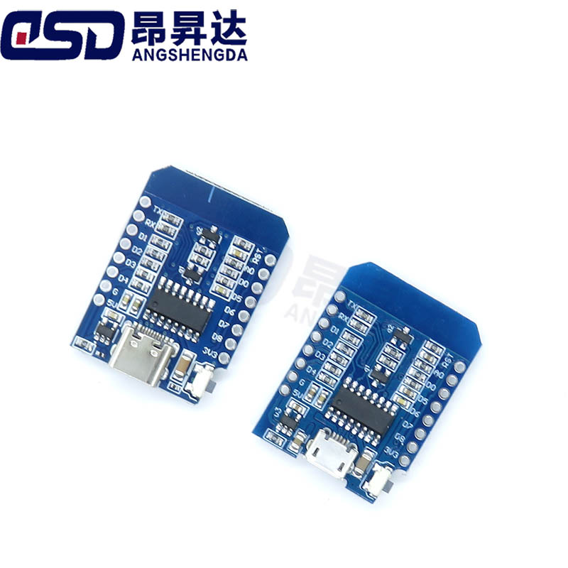 Wemos D1 Mini TYPE-C/MICRO USB - Nodemcuv2 recensione e prezzo