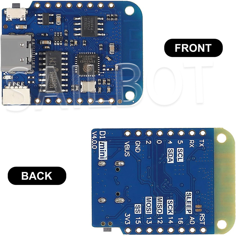 1-10PCS WeMos D1 Mini ESP8266  - Wemos D1 recensione e prezzo