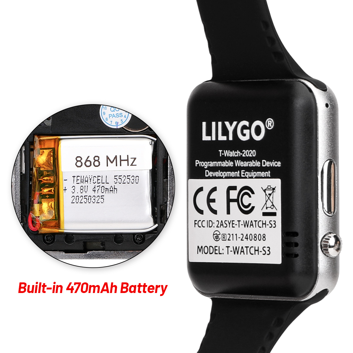 T-Watch-S3 Scheda di sviluppo  - Ttgo T Watch recensione e prezzo