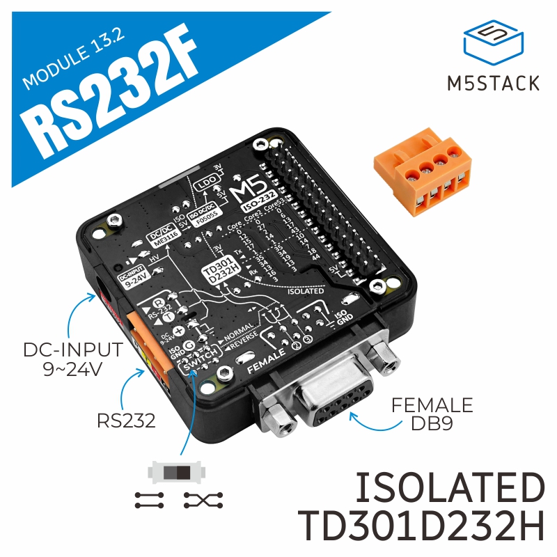 Modulo RS232 ufficiale M5Stack - M5Stack recensione e prezzo